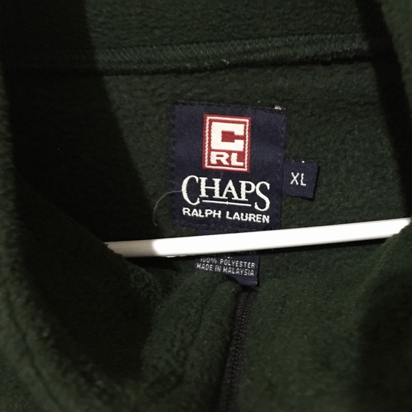 Chap Ralph Lauren Hunter Green Zip Pullover Jacket - Picture 7 of 7